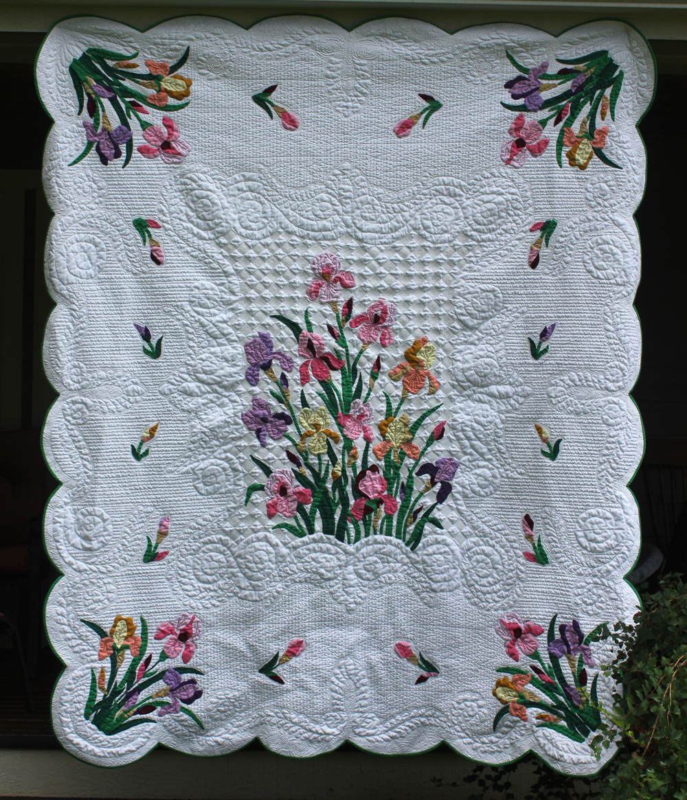 Stitchnquilt Iris Applique Quilt