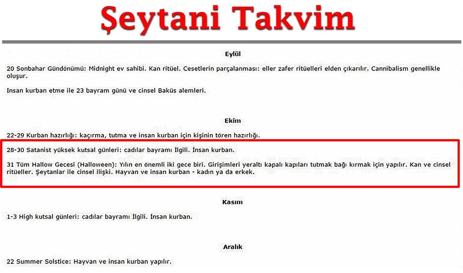 onder demir seytani ayin halloween cadilar bayrami nedir