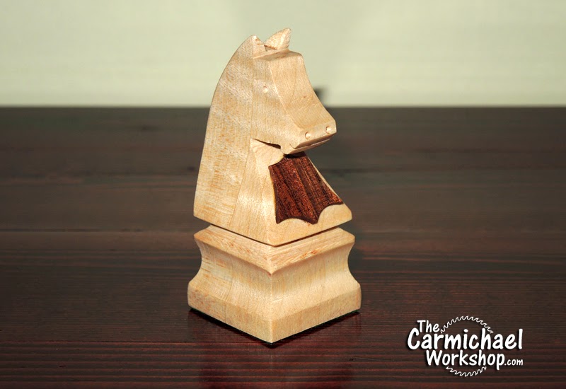 The Carmichael Making Wooden Knight Chess Pieces