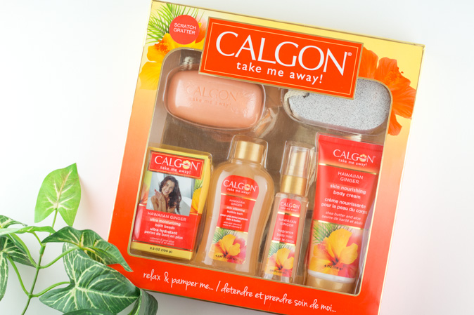 calgon take me away hawaiian ginger relax and pamper me gift set review