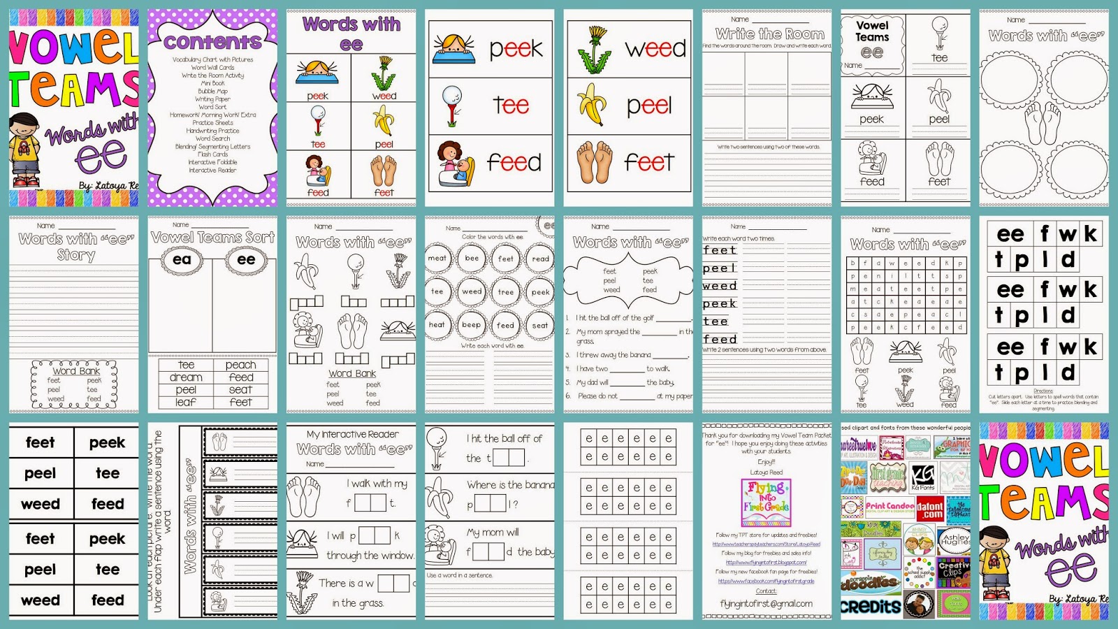 Getting Ready for Vowel Teams and a FREEBIE!!! - Flying into First Grade