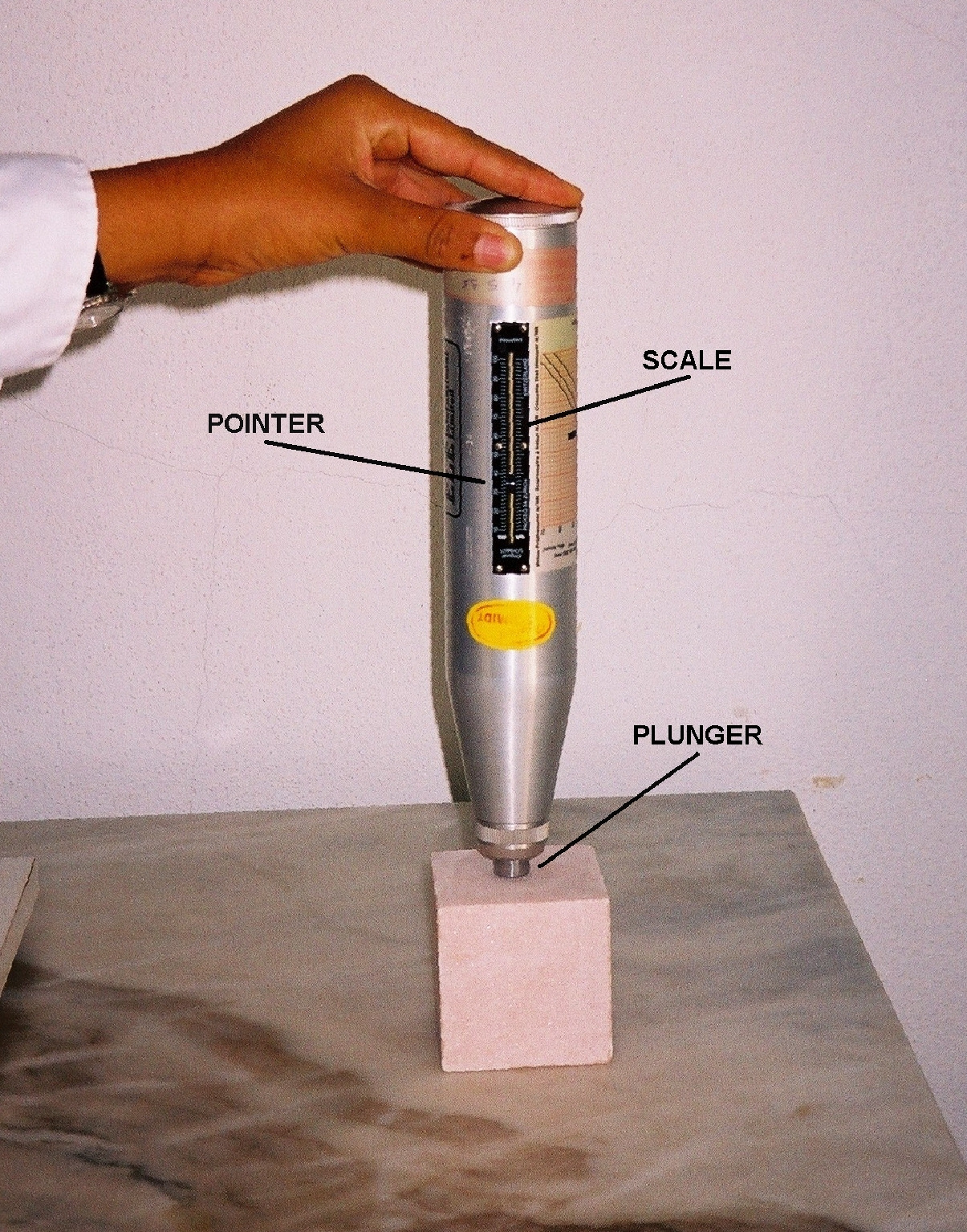 NON DESTRUCTIVE TEST ON CONCRETE (REBOUND HAMMER TEST) SRI