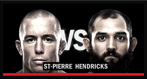  ST-PIERRE VS. HENDRICKS UFC 167