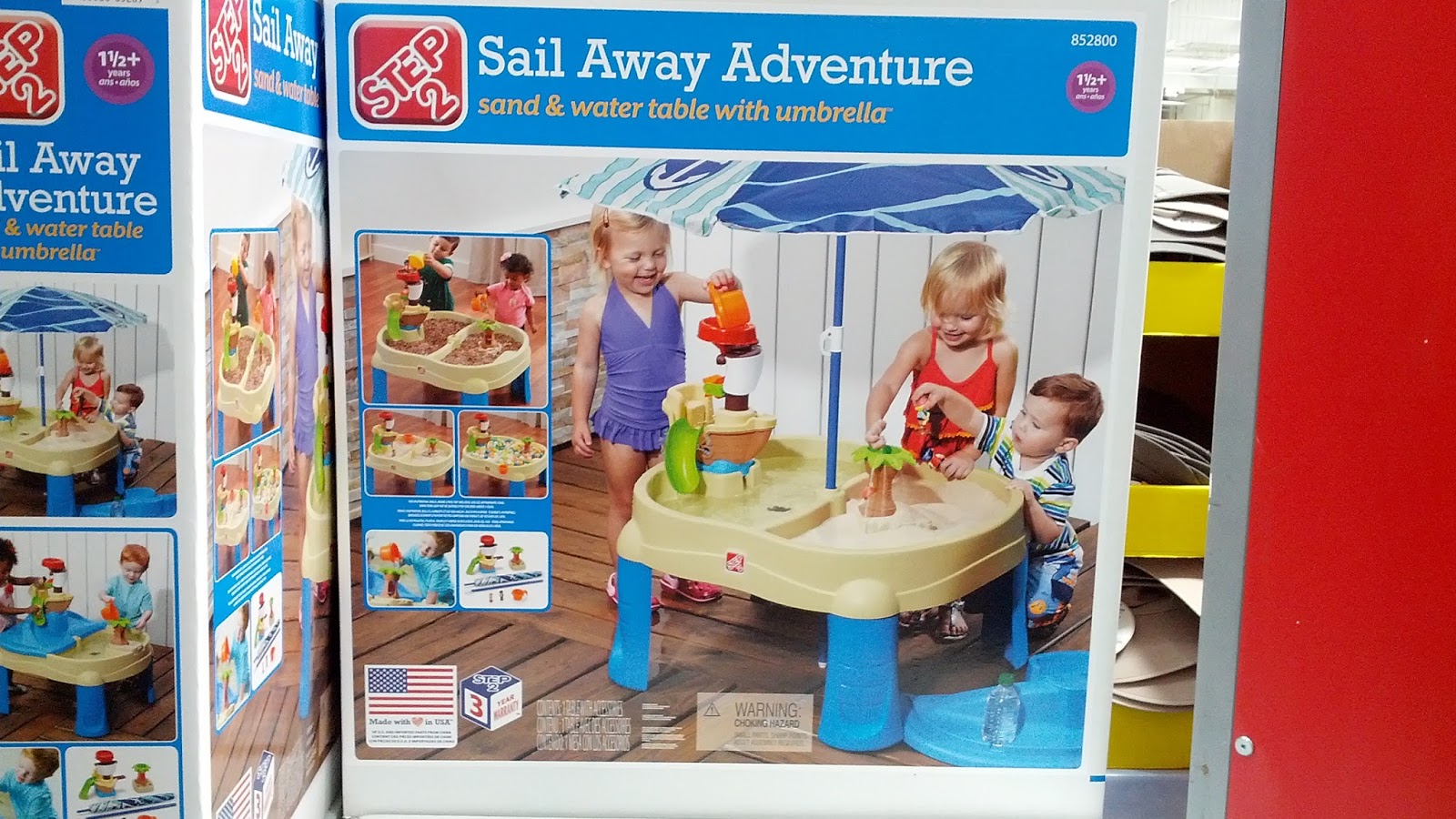 sail away adventure sand and water table