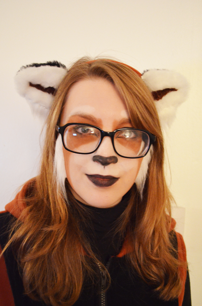 Adorable Red Panda Face Paint Perfect For Halloween Beyond - 3tensdv