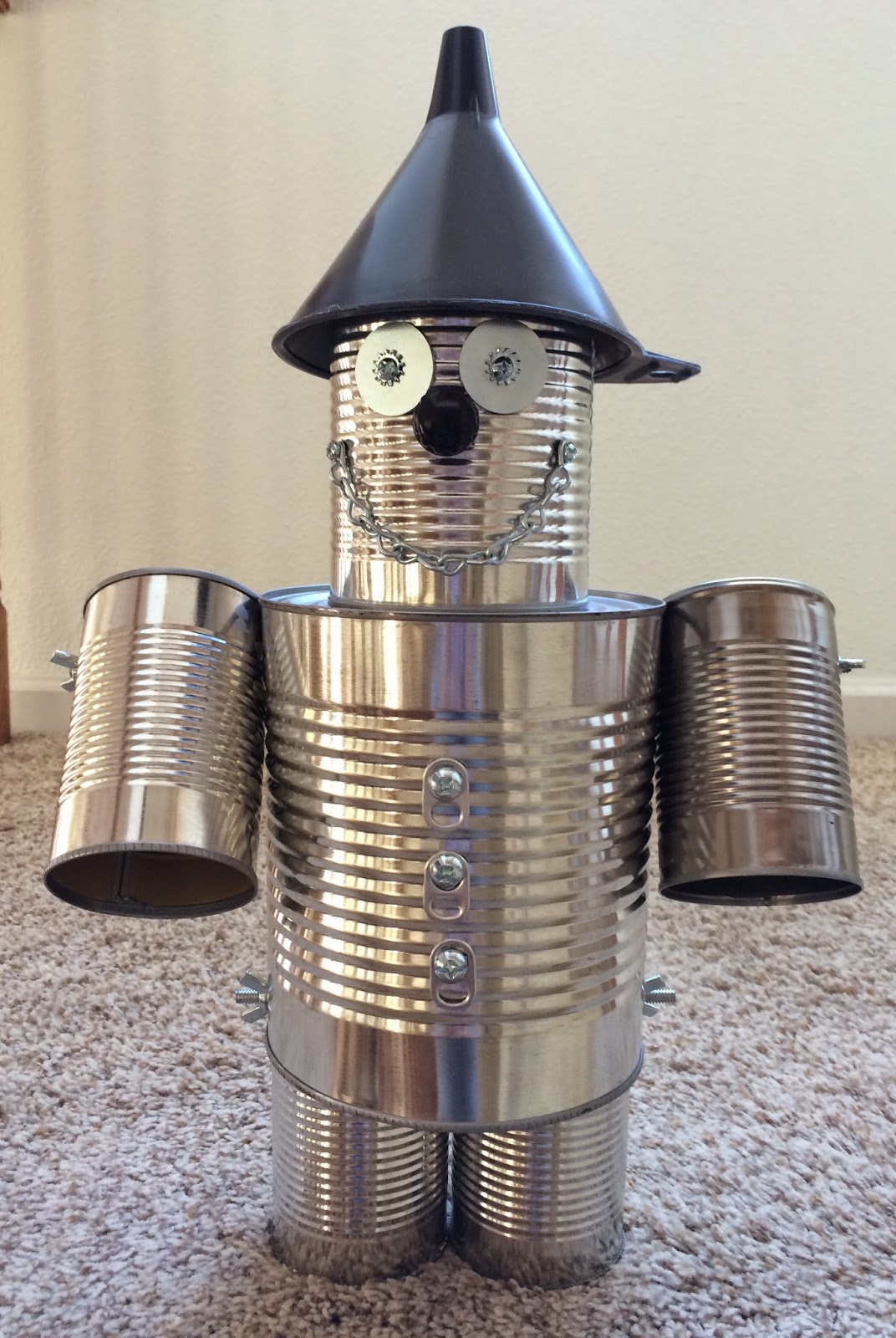 Kathy's Art Project Ideas Recyclebot Tin Can Robot Tutorial
