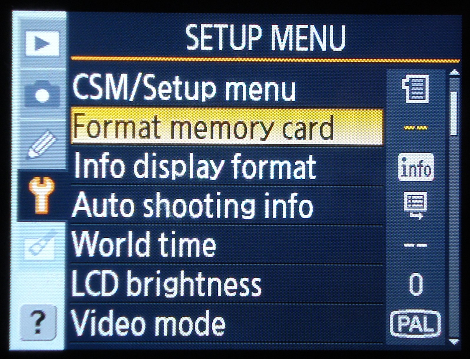 Nikon D40 Tips Nikon D40 How to format the memory card