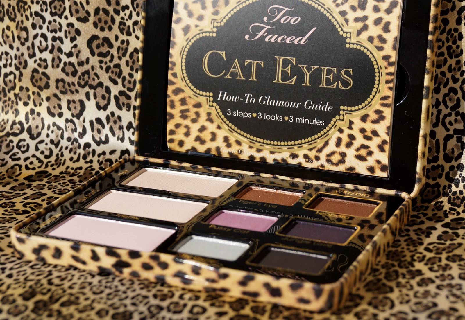 Beauty Unearthly Too Faced Cat Eyes eyeshadow Palette Review, Swatches