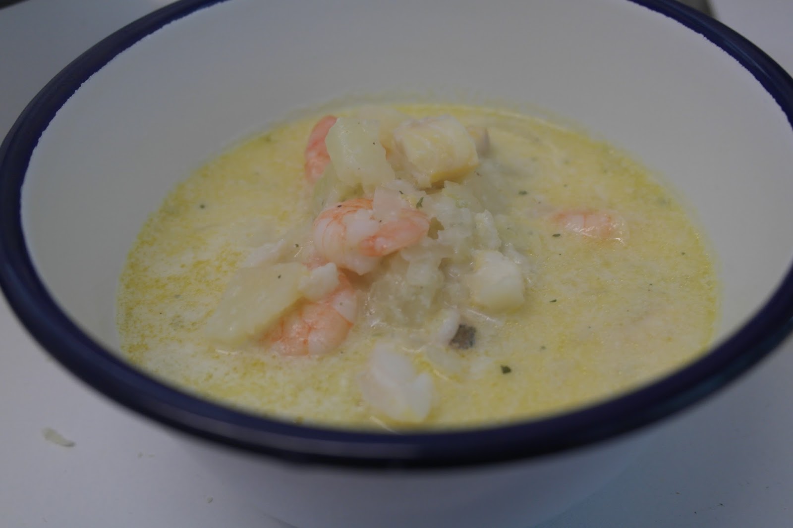 Smoked Haddock and Prawn Chowder What Laura Did Next