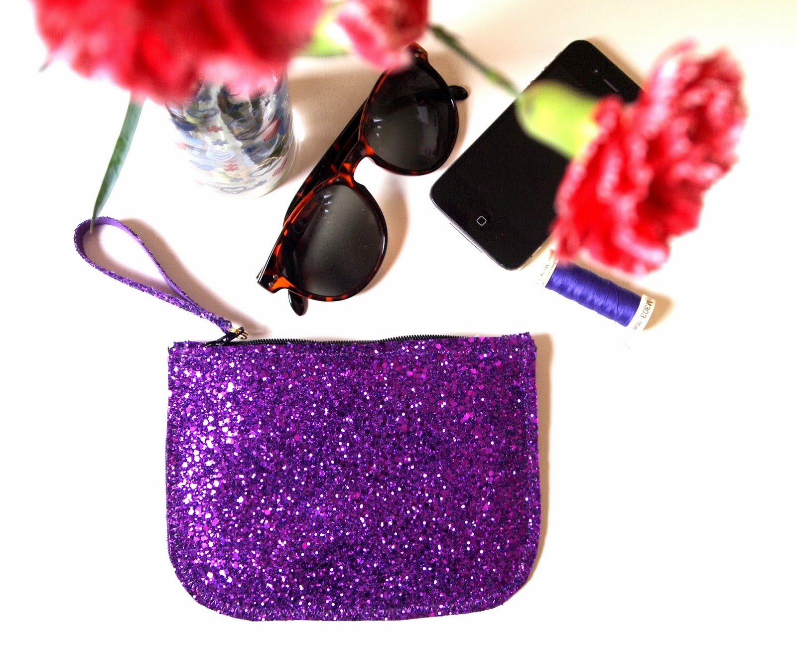 Crafty Alex DIY Glitter purse and kit How to make a purse