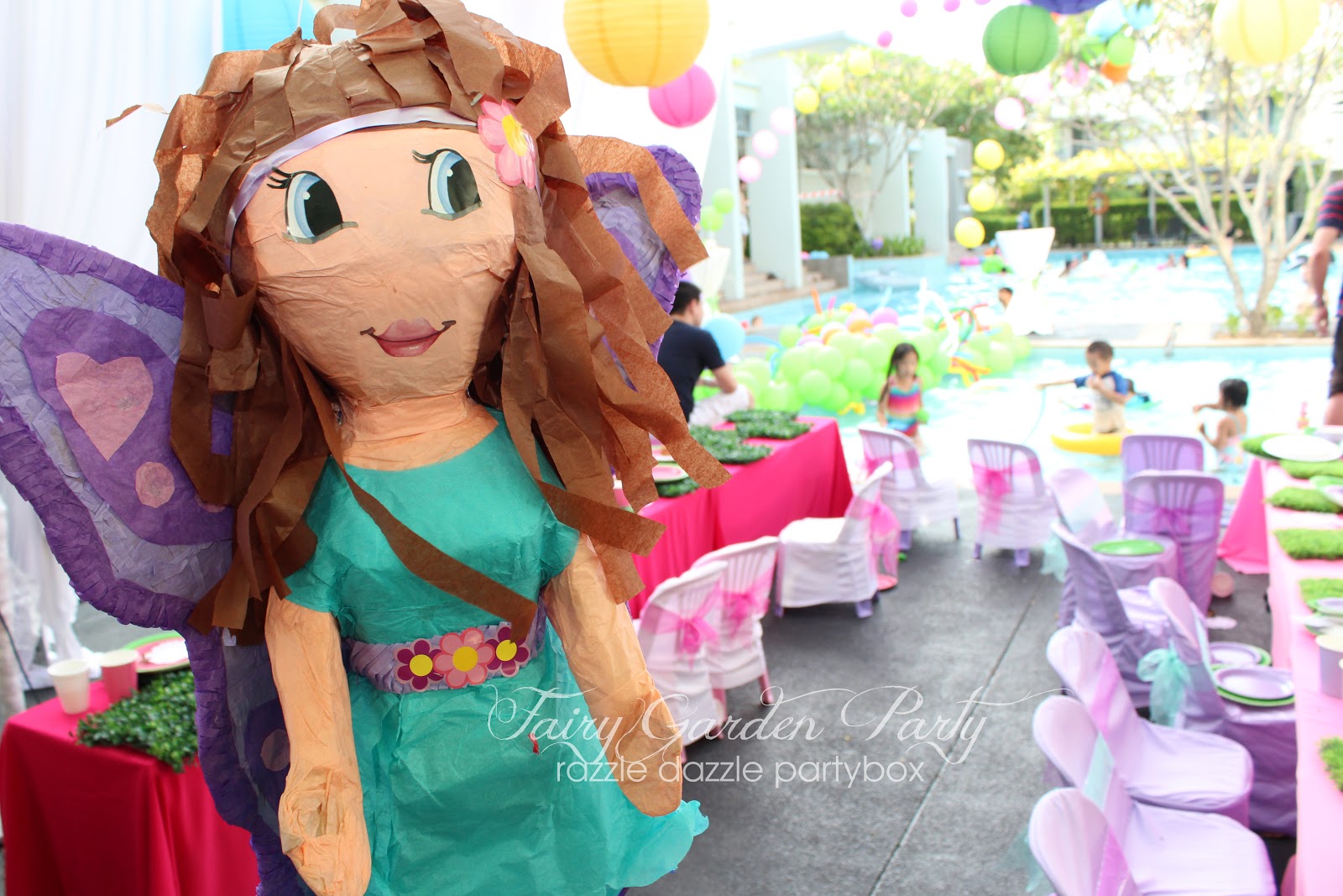 Razzle Dazzle Party Box Themed Birthday Party Fairy Garden Party