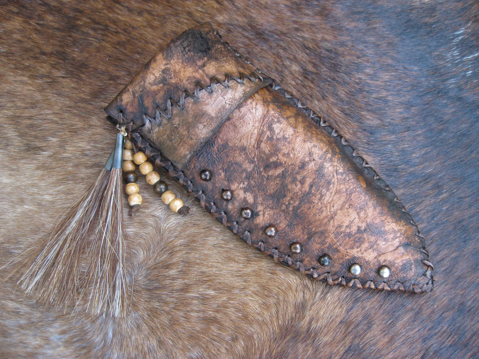 Jason Ross Custom Leather Plains Indian Knife Sheaths