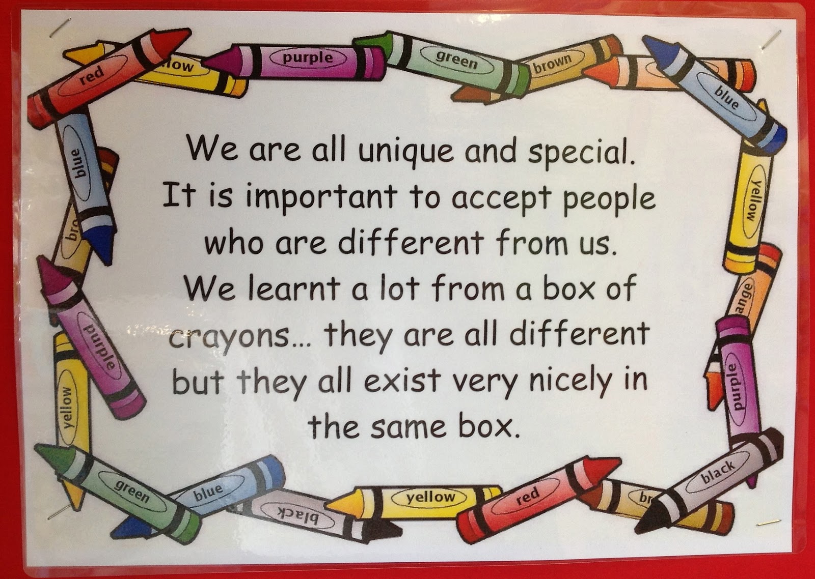 Kids with a View Our Class Crayon Box