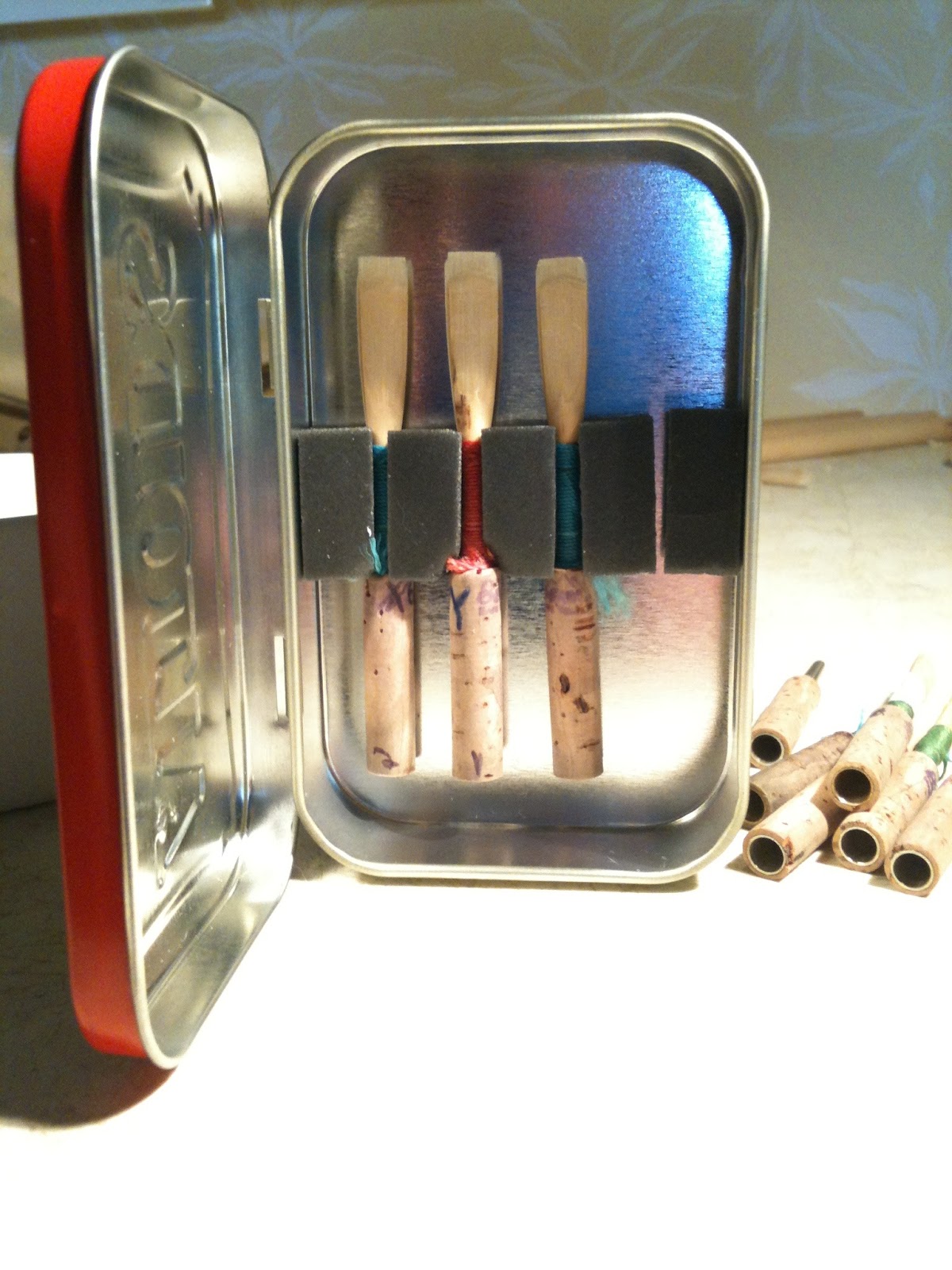 The Oboist DIY DayMaking an oboe reed case