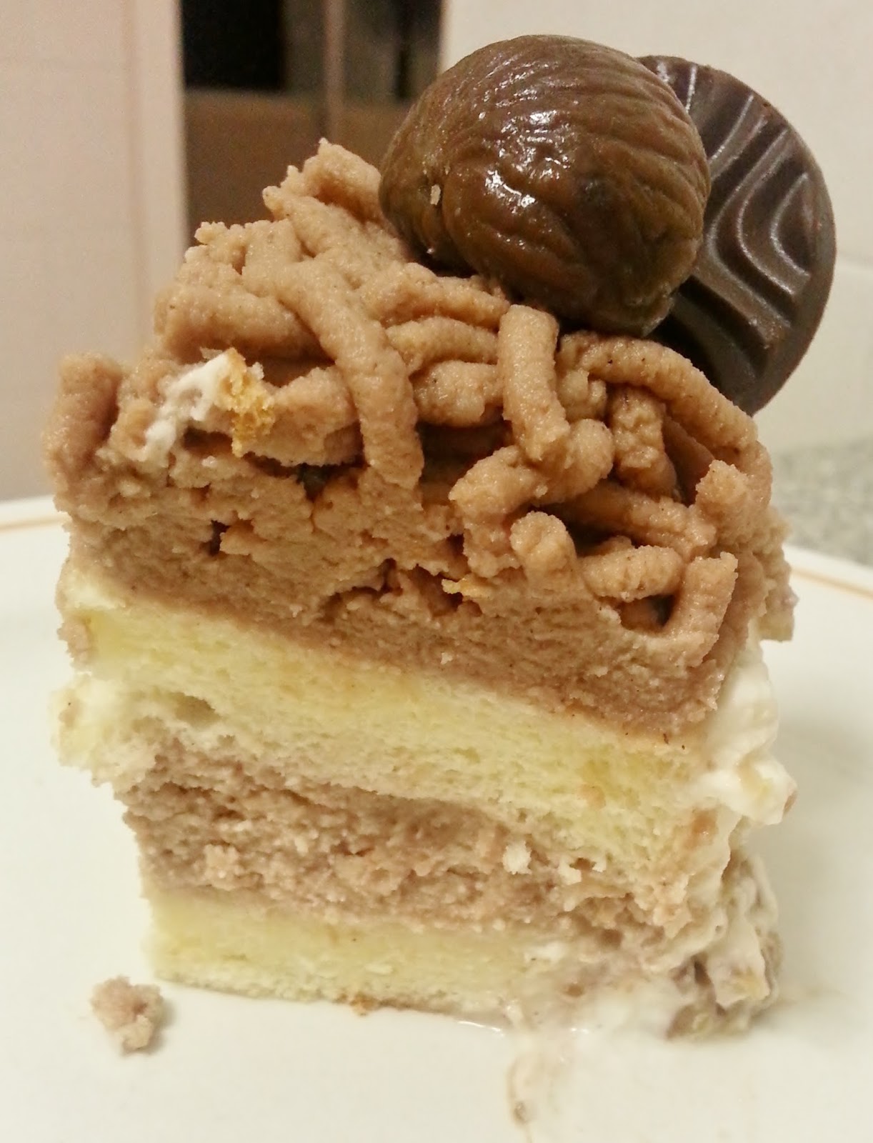 Japanese Chestnut Cake (Mont Blanc) Recipe |themoodkitchen
