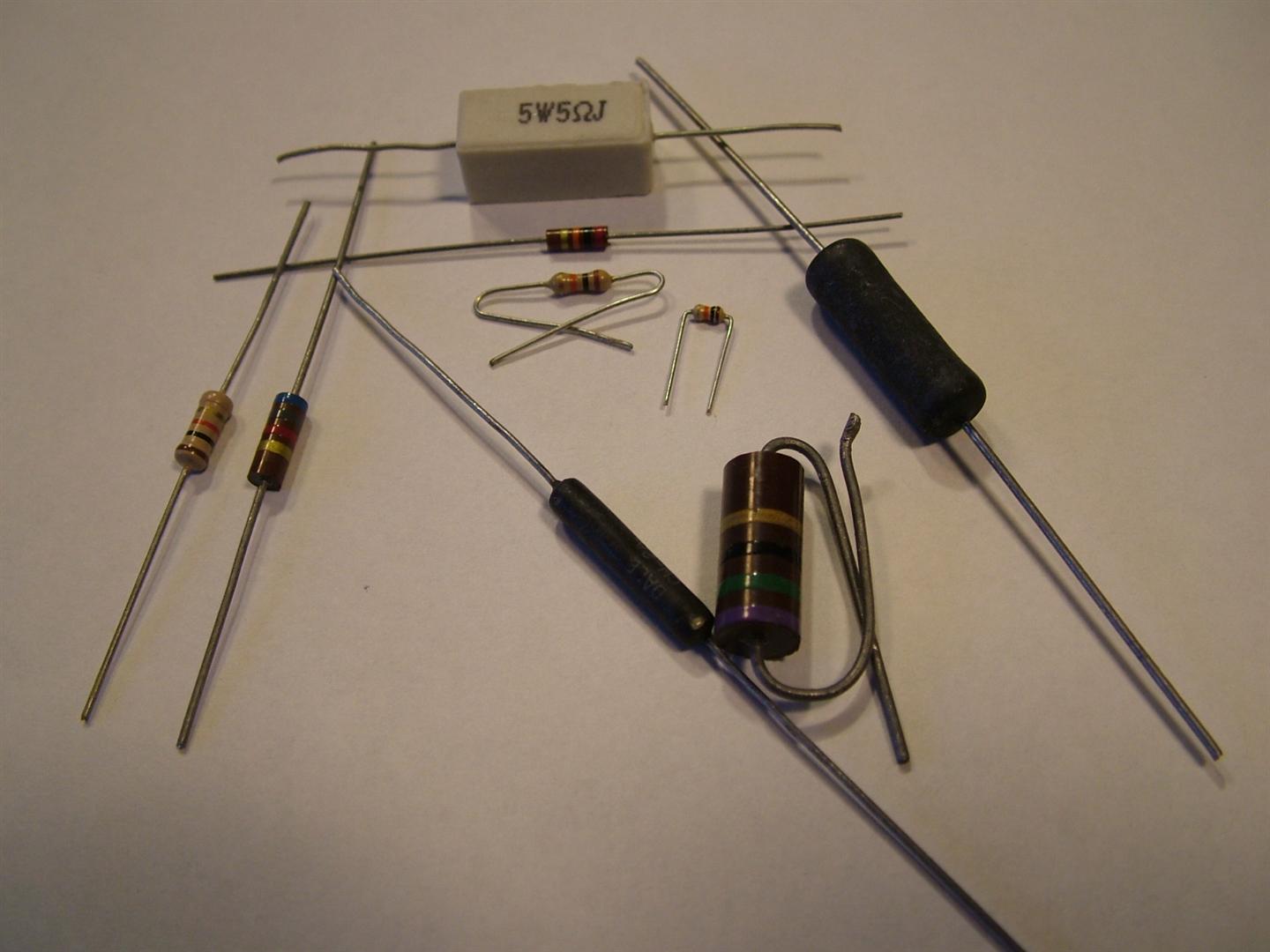 The Life of Various Sizes of Resistors