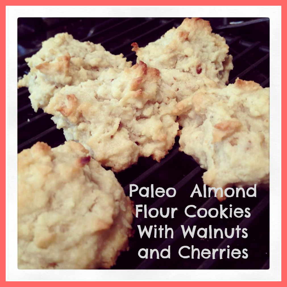 Astounded by Grace //Paleo// Cherry Walnut Almond Flour Cookies