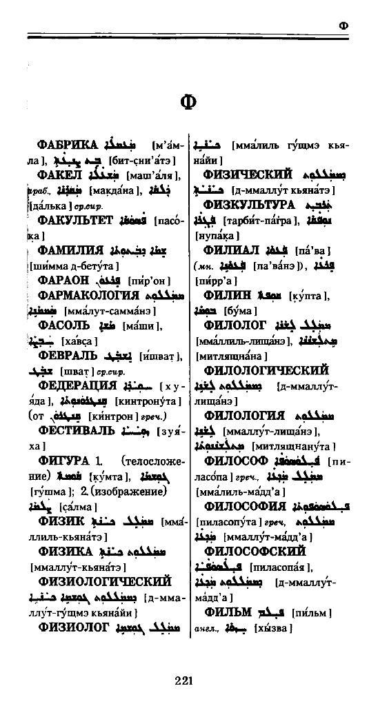 Русско ассирийский словарь скачать бесплатно в pdf