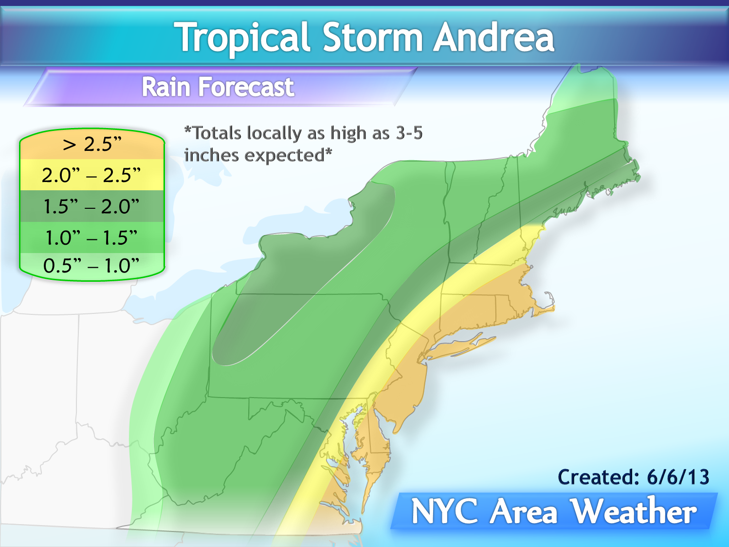 outlook for nyc area last night s update noted the main uncertainty was regarding the location of the axis of heavy rain the gfs was the easternmost model outlook for nyc area last night s update noted the main uncertainty was regarding the location of the axis of heavy rain the gfs was the easternmost model