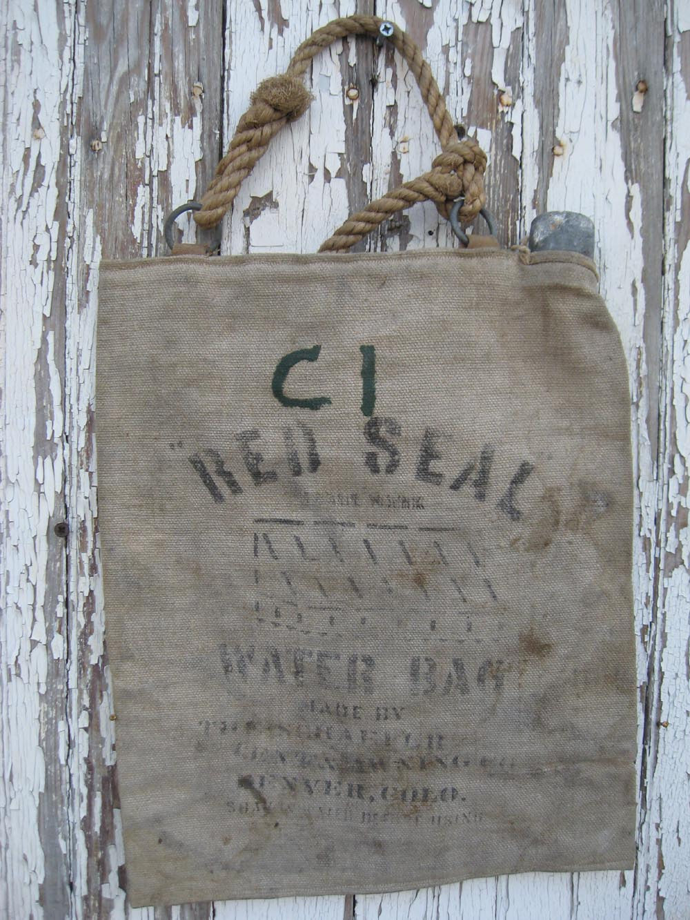 Damn Yak Dry Goods Co. Canvas Water Bags.