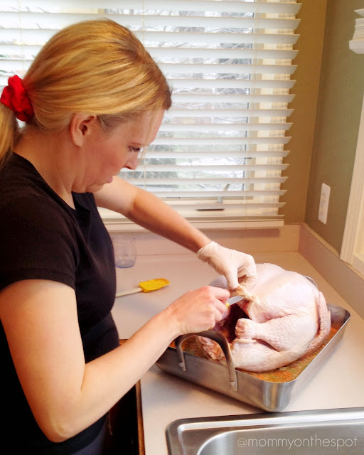 Raw Turkey Thanksgiving Mommy on the Spot raw chicken dare