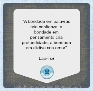 Banner de Imagem com frase de Lao-Tsé sobre Bondade.