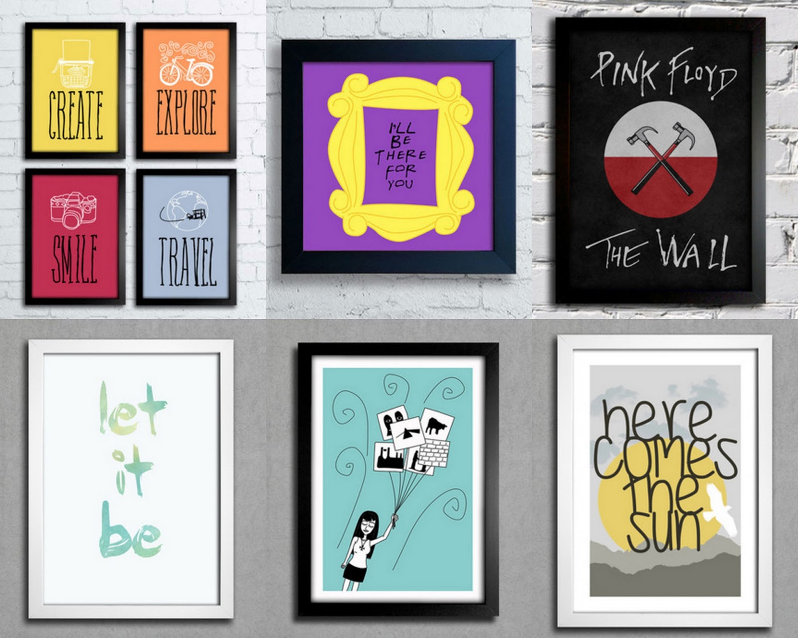 ONDE COMPRAR QUADROS, ADESIVOS DE PAREDE E MOLDURAS DE GESSO NA