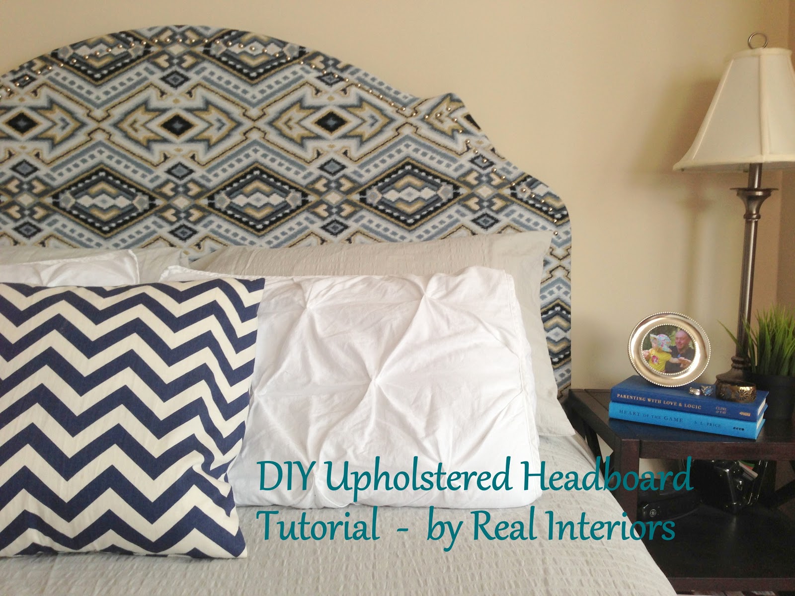 Real Interiors DIY Upholstered Headboard Tutorial
