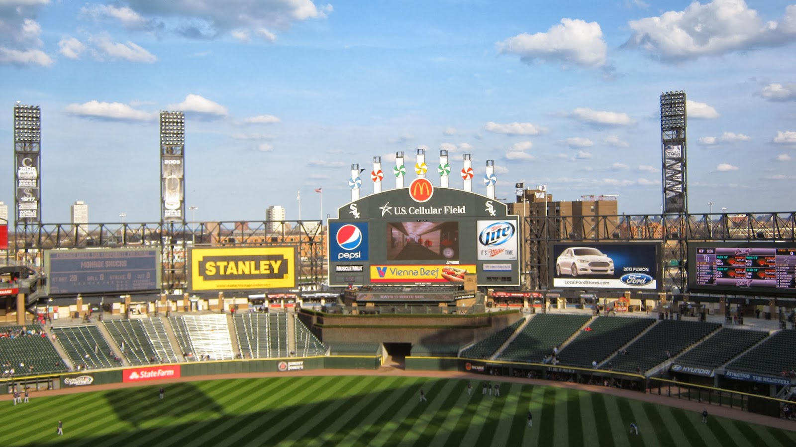 To Hike or Sit by the Pond?: U.S. Cellular Field, Chicago White Sox