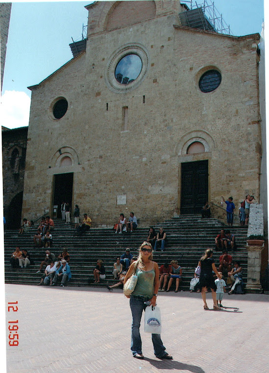 Romina in San Gimignano, Italy