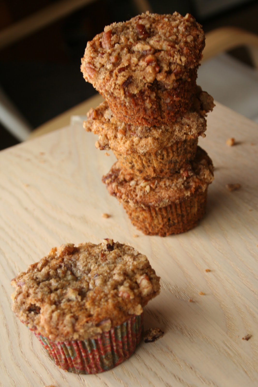 A Full Life Maple Banana Nut Muffins