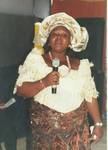 SIKI MOTHER WEEPING INTHE CHUCH SHEDING TEARS OF JOY  AS SHE WAS GIVEN  HER TESTIMONY IN THE CHURCH