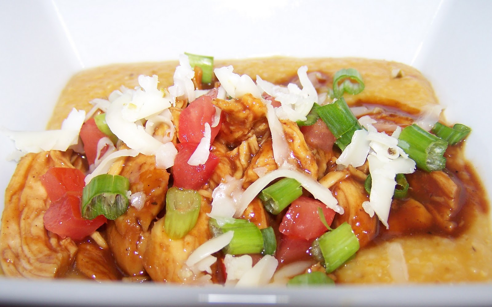 Little Mommy, Big Appetite Shredded Barbecue Chicken with Pumpkin