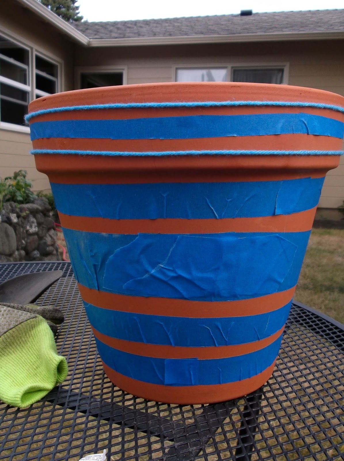 The Jewel Toned Life Spray Painted Terracotta