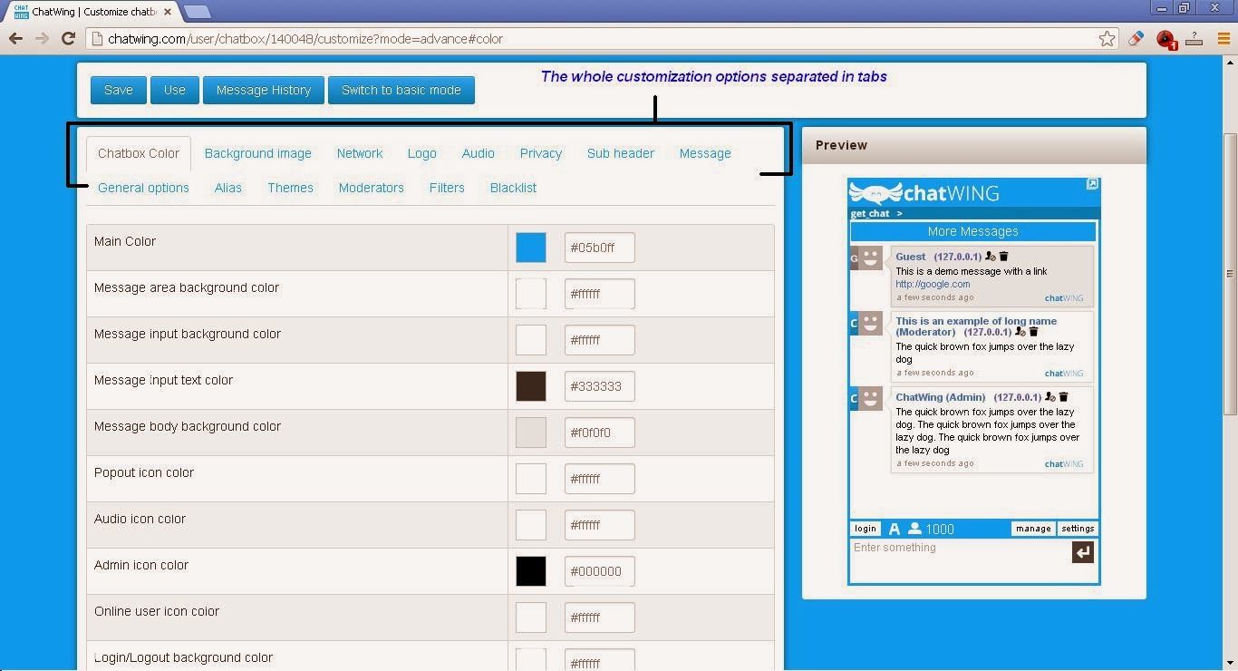 www.rhipplemedia.com Chatwing Customize
