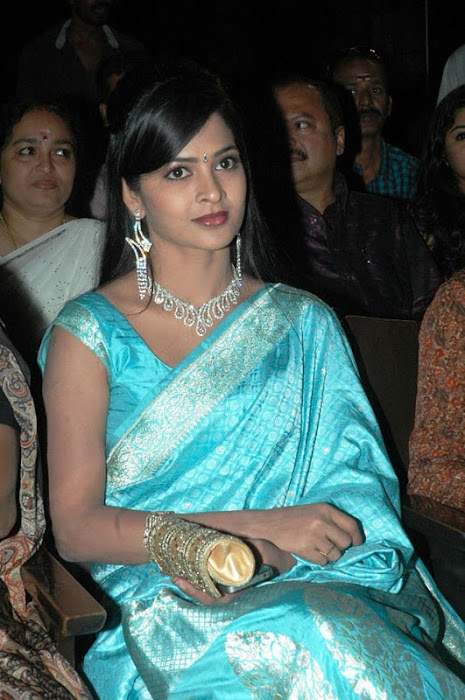 madhumitha transparent silk saree latest photos