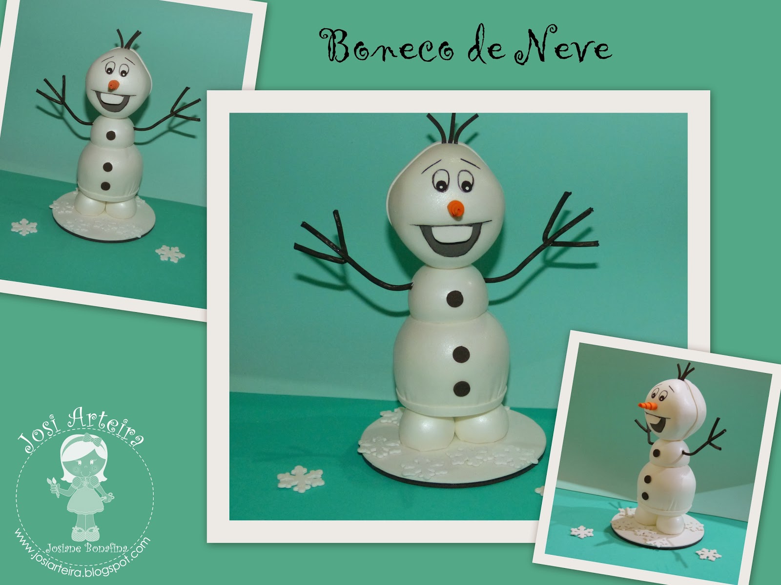 Josi Arteira Frozen Boneco de Neve