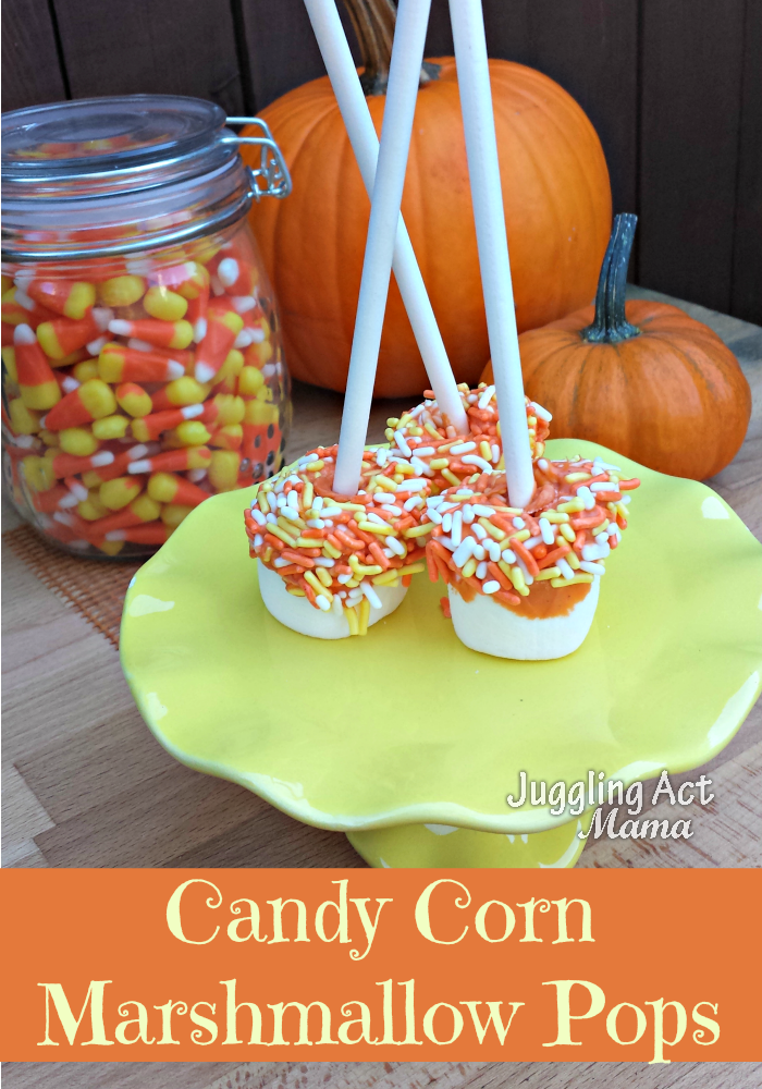 Pumpkin Dipped Marshmallow Pops Juggling Act Mama