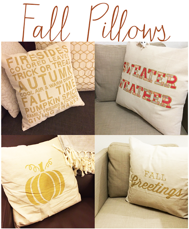 DIY Fall Pillows