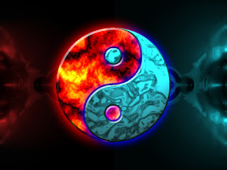 fire and ice ying yang by absol290