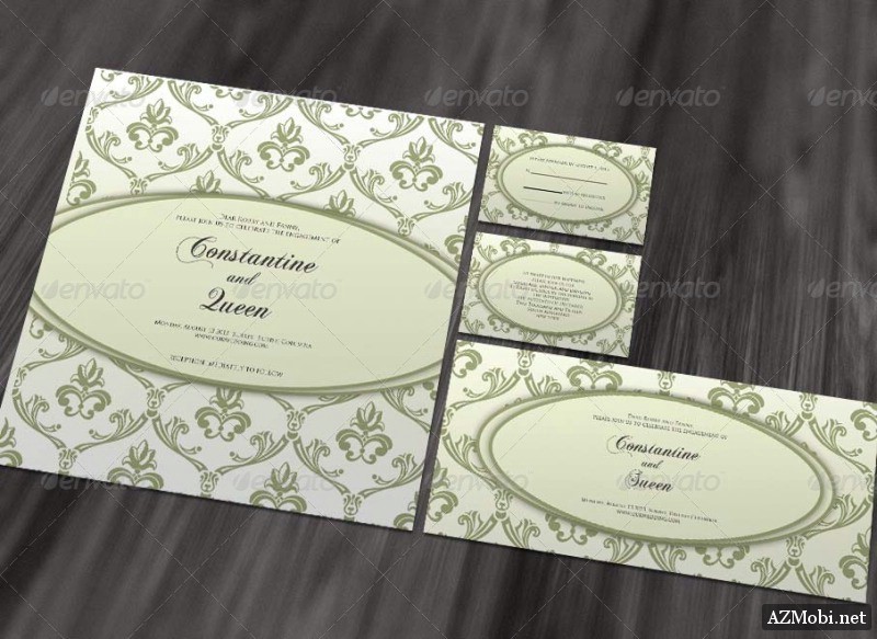5 items Wedding Card ver 2.0 – GraphicRiver