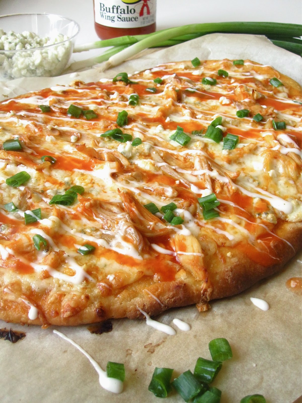 Buffalo Chicken Flatbread Pizza The Lindsay Ann