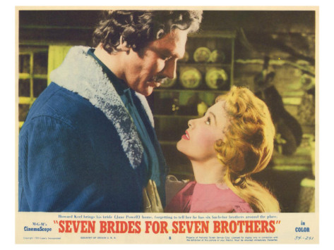 seven brides brothers 1954 powell jane julie newmar howard keel movie mountains move rape singing abduction sitting while hollywood pelculas