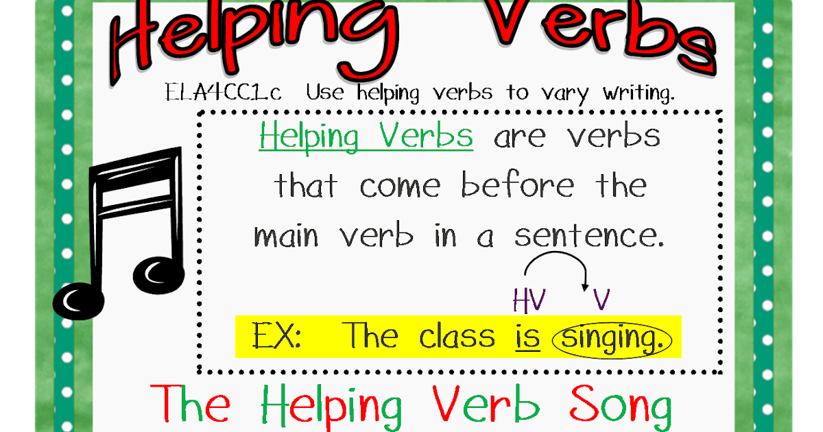 iTeach: Help, Help, Helping Verbs!