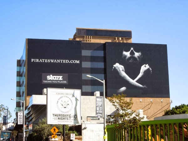 Giant Black Sails Starz teaser billboard Black Sails Starz teaser billboard