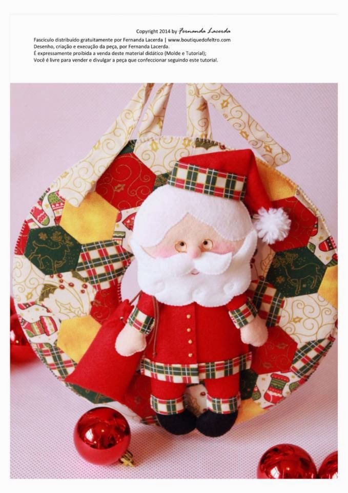 PAPAI NOEL EM TECIDO FELTRO MOLDES ARTESANATO EM GERAL Bloglovin u2019 Aparador Extensivel Kane Canyon ~ PAPAI NOEL EM TECIDO FELTRO MOLDES ARTESANATO EM GERAL Bloglovin u2019