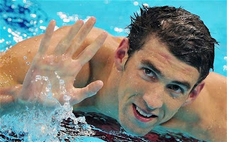 Good bye from Olympics Michael Phelps