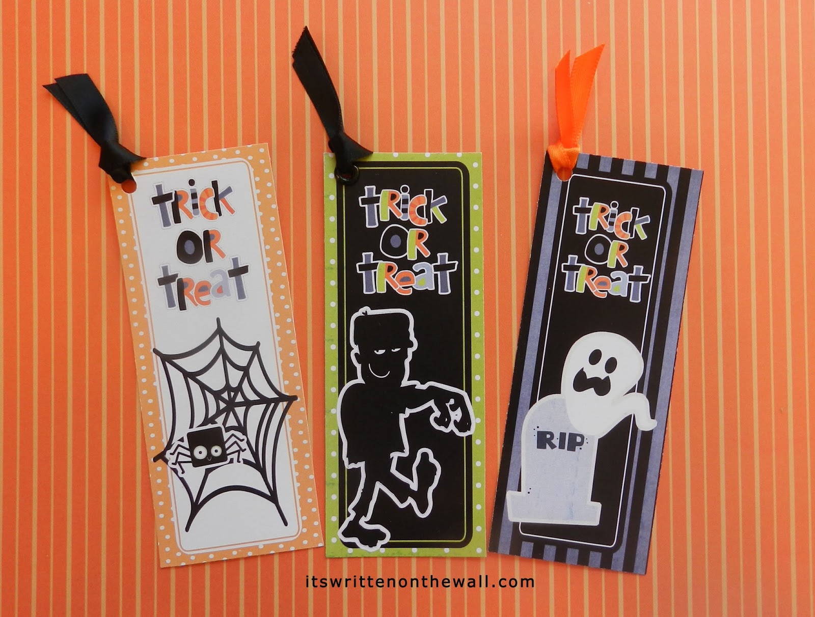 It's Written on the Wall A Halloween Treat for the KidsBookmarks Make