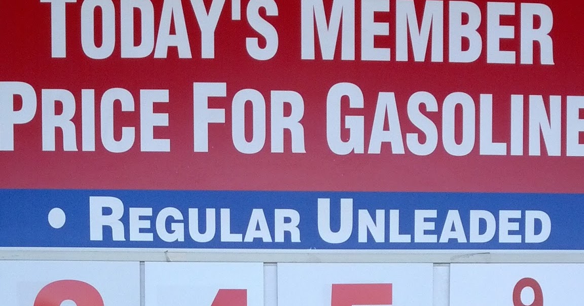 Current Costco Gas Prices (Feb. 13, 2015 Redwood City, CA) Costco