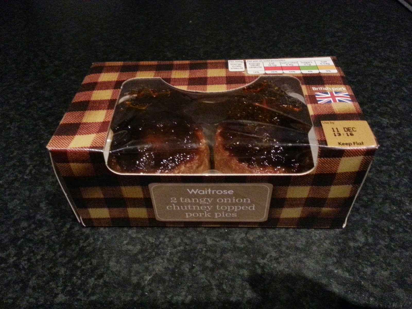 Pierate Pie Reviews Waitrose tangy onion pork pies